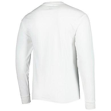 Men's Champion White Ohio State Buckeyes High Motor Long Sleeve T-Shirt