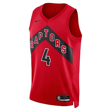 Unisex Nike Scottie Barnes Red Toronto Raptors Swingman Jersey - Icon Edition