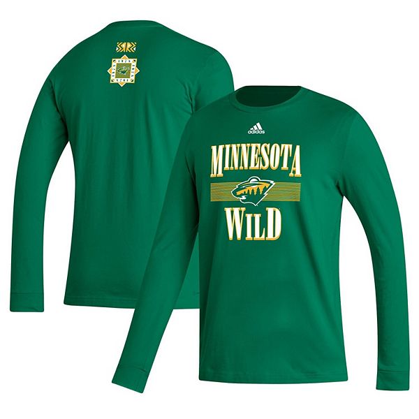 Men's adidas Kelly Green Minnesota Wild Reverse Retro 2.0 Fresh ...