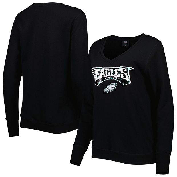 Philadelphia eagles black outlet sweatshirt