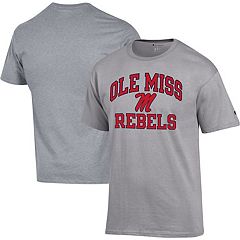 Men's Nike Powder Blue Ole Miss Rebels Full-Button Replica