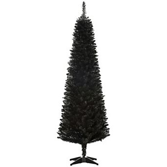 Artificial Christmas Tree 5' Indoor Realistic Holiday Decoration, Black