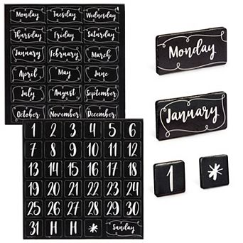 50 pc Magnetic Calendar for Classroom and Whiteboard with Day, Month, Numbers
