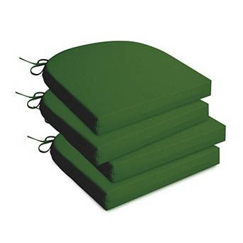Unikome 4 pc Solid Waterproof Outdoor Patio Seat Cushion Round Corner
