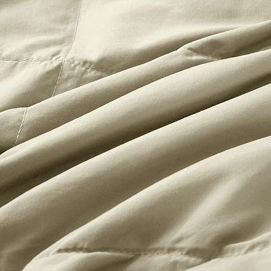 Unikome  Lightweight Reversible Blanket, Down Throw Blanket 50" x 70" Soft Peach Skin Fabric