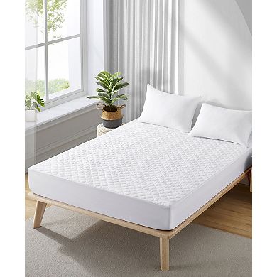 Unikome Cooling Waterproof Mattress Protector Fitted Quilted Protect Cover 18 Inch Deep