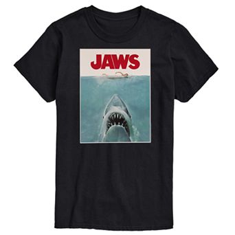 Big & Tall Jaws Terrifying Poster Tee