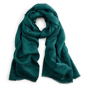 Women's Nine West Lattice Logo Shine Pashmina Wrap