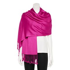 Light Pink Solid Scarfs for Women Fashion Warm Neck Womens Winter