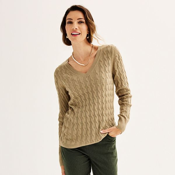 Kohls cable 2024 knit sweaters