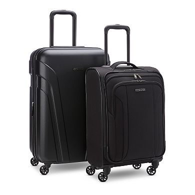 American Tourister Troupe 4-Piece Spinner Luggage and Packing Cube Set