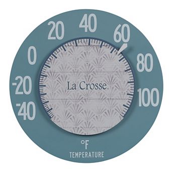 La Crosse Technology 8 in Indoor / Outdoor Geometric Analog Dial Thermometer