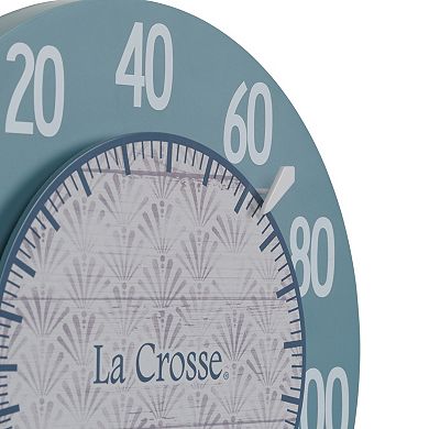 La Crosse Technology 8-in. Indoor / Outdoor Geometric Analog Dial Thermometer
