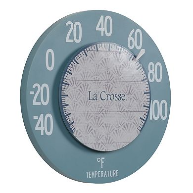 La Crosse Technology 8-in. Indoor / Outdoor Geometric Analog Dial Thermometer