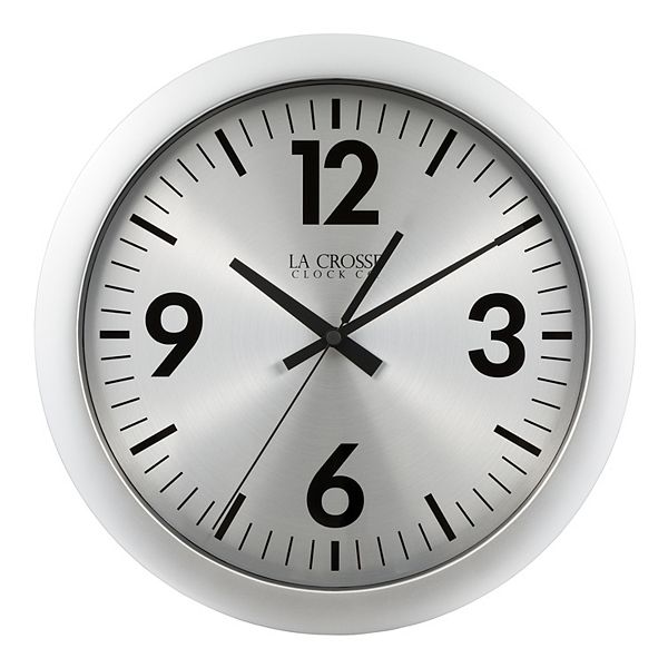 La Crosse Technology 11.5 In. Jett Analog Quartz Wall Clock with Silent