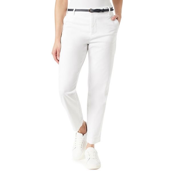 Women s Gloria Vanderbilt Belted Taper Trouser Pants