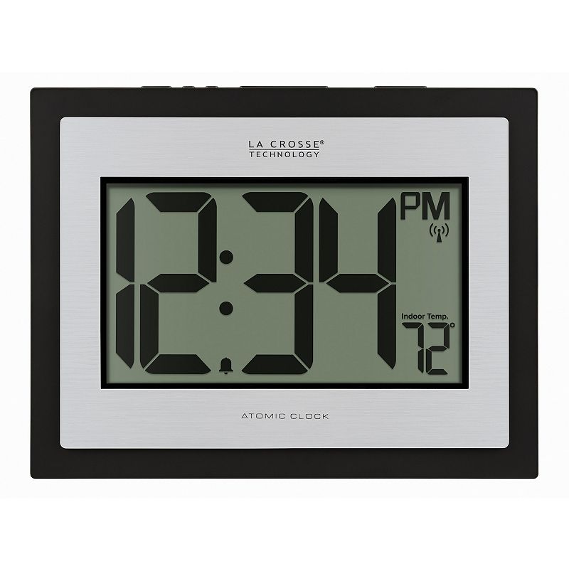 59187030 La Crosse Technology Atomic Digital Clock with Ind sku 59187030