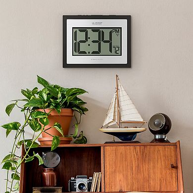 La Crosse Technology Atomic Digital Clock with Indoor Temperature