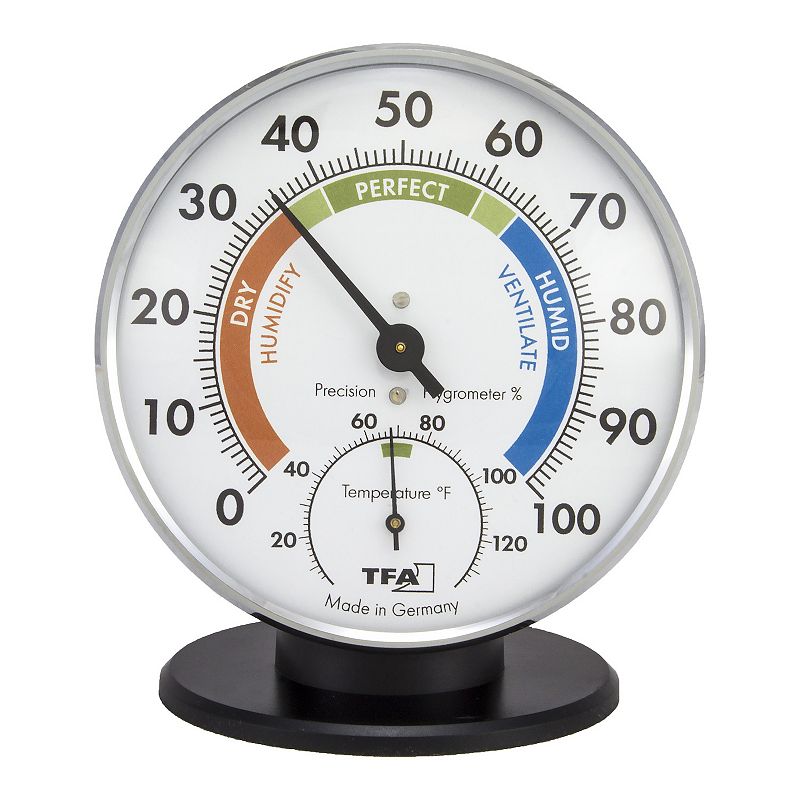 La Crosse Technology Analog Tablestand Thermo-Hygrometer, Clrs