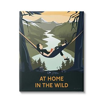 Stupell Home Decor Home in Wild Canvas Wall Art