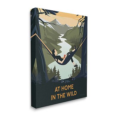 Stupell Home Decor Home in Wild Canvas Wall Art