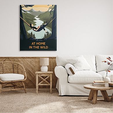 Stupell Home Decor Home in Wild Canvas Wall Art