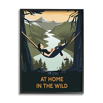 Stupell Home Decor Home in Wild Framed Wall Art