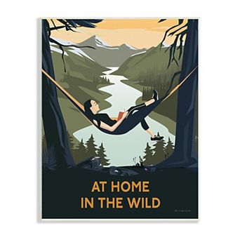 Stupell Home Decor Home in Wild Plaque Wall Art