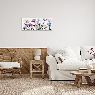 Stupell Home Decor Translucent Pastel Tulips Canvas Wall Art