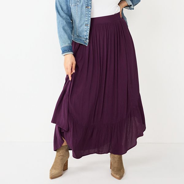 Kohls Long Skirt Kohls Plus Size Long Black Skirt 2025