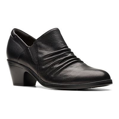 Clarks leather pumps sale