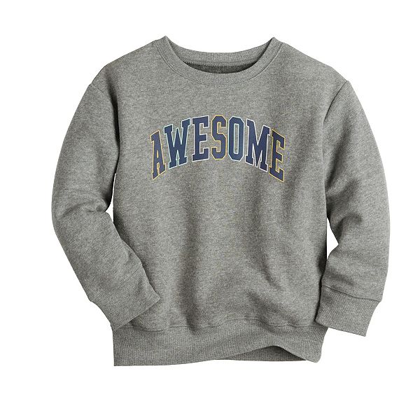 Boys 4-12 Jumping Beans® Fleece Crewneck Sweatshirt