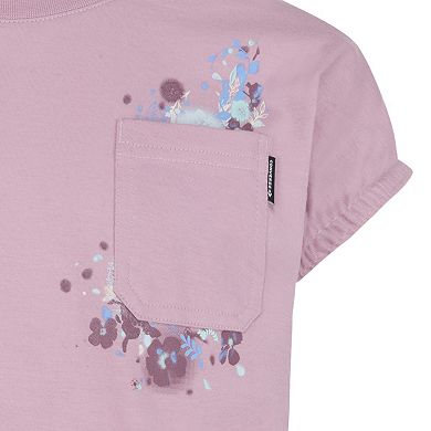 Girls 7-16 Converse Boxy Floral Pocket Graphic Tee