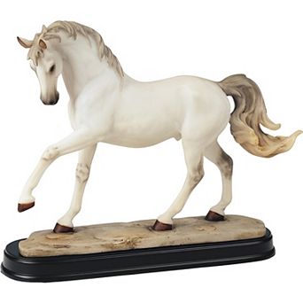 FC Design 10"H White Horse Walking Figurine Home Room Decor