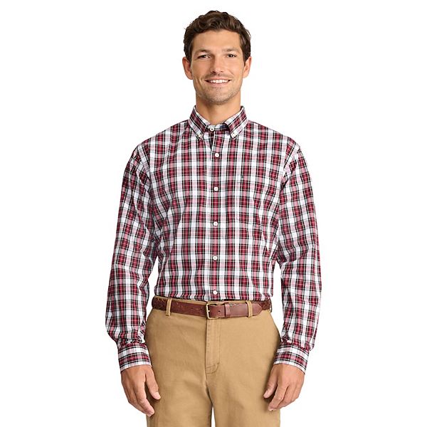 Men's IZOD Classic Tartan Plaid Button-Down Shirt