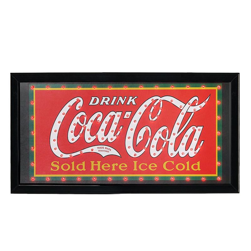 American Art Décor Coca Cola LED Marquee Wall Decor, Red