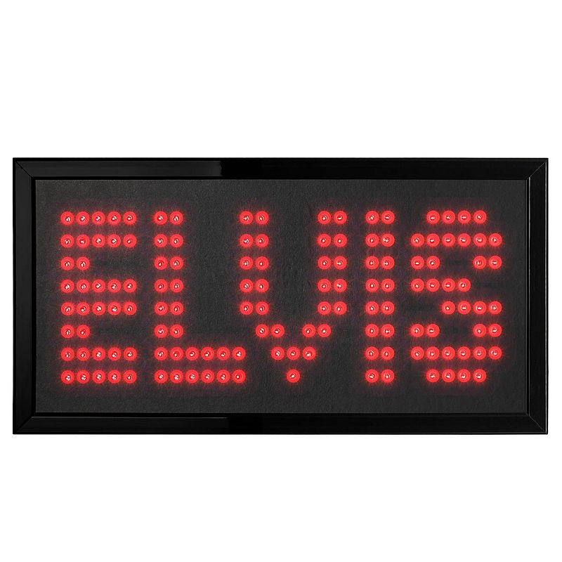 American Art Décor Elvis LED Marquee Wall Decor, Red