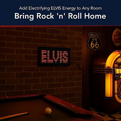 American Art Décor Elvis LED Marquee Wall Decor