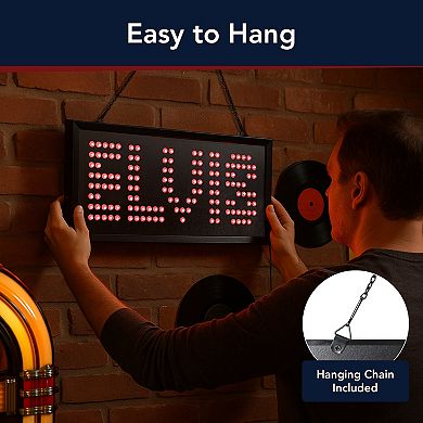 American Art Décor Elvis LED Marquee Wall Decor