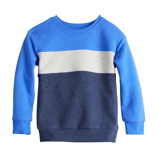 Boys 4-12 Jumping Beans® Colorblock Fleece Sweatshirt