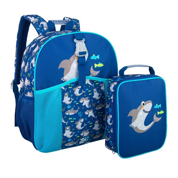 Up We Go Backpack & Lunch Bag Set, Blue