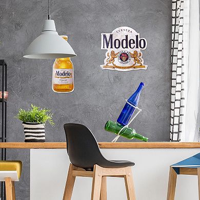 American Art Décor Modelo Cerveza Beer Metal Wall Decor