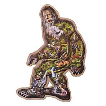 American Art Décor Bigfoot Collage Metal Wall Decor