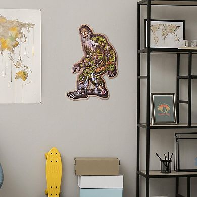 American Art Décor Bigfoot Collage Metal Wall Decor