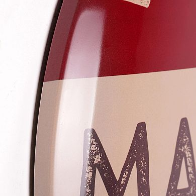 American Art Décor What Happens in the Man Cave Metal Wall Decor