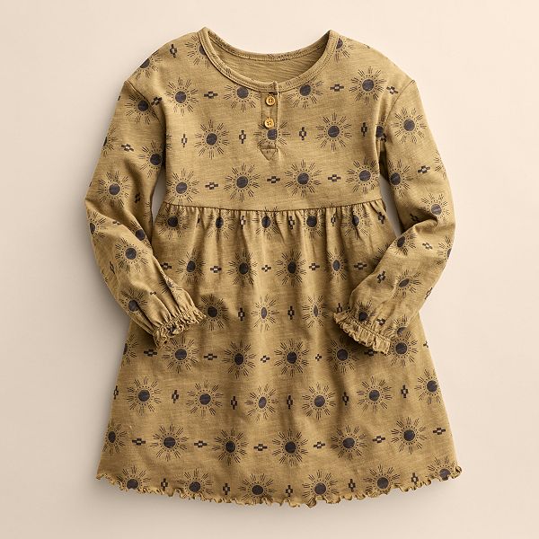 Organic Henley Sweater Dress - Baby