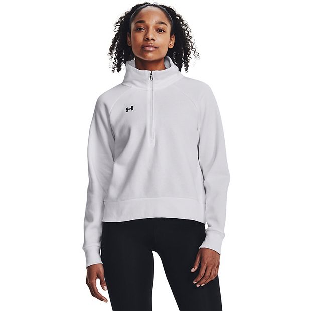 White under hotsell armour half zip