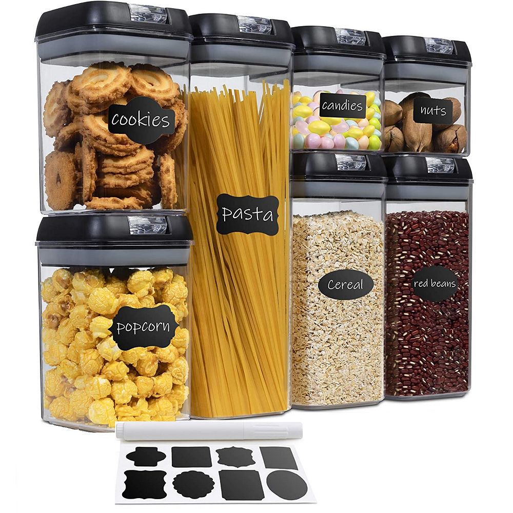 Cheer Collection Airtight Food Storage Containers, Set of 7 BPA Free ...