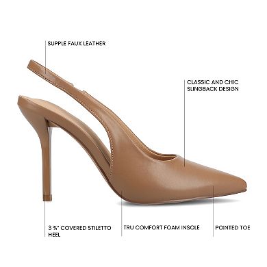 Journee Tru Comfort Foam™ Elenney Women's Slingback Heels