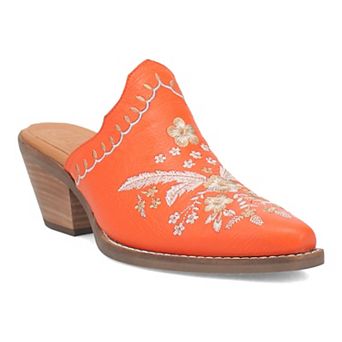 Dingo Wildflower Women's Leather Mules